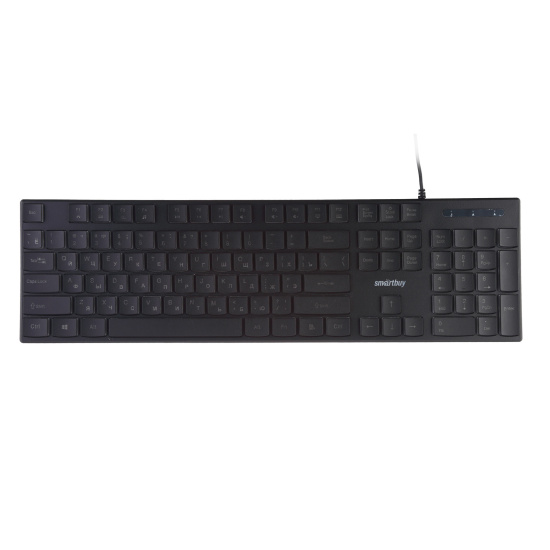 Клавиатура, SmartBuy, ONE 251 черная, проводная, USB, подсветка