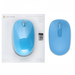 Манипулятор  мышь Microsoft Wireless Mouse 1850 1000dpi, оптическая, USB, беспроводная Cyan Blue U7Z-00058