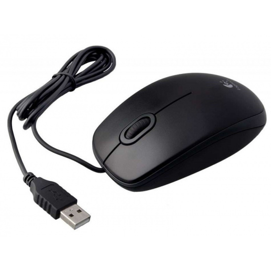 Манипулятор мышь  Logitech B100 Optical  USB 910-003357/910-006605 Black