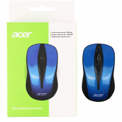 Манипулятор  мышь Acer OMR132 синий 1000dpi беспроводная