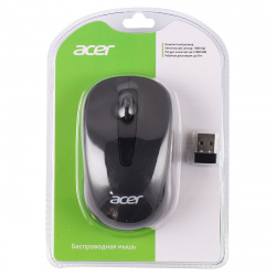 Манипулятор  мышь Acer OMR133 черный 1000dpi беспроводная