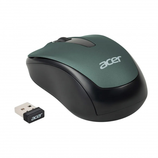Манипулятор  мышь Acer OMR135 зеленый 1000dpi беспроводная