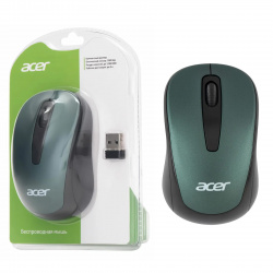 Манипулятор  мышь Acer OMR135 зеленый 1000dpi беспроводная