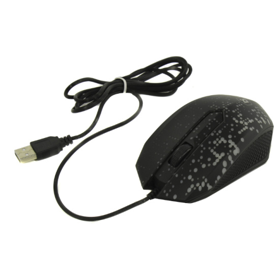 Манипулятор мышь Defender Event MB-754 1000dpi черная с подсветкой, USB