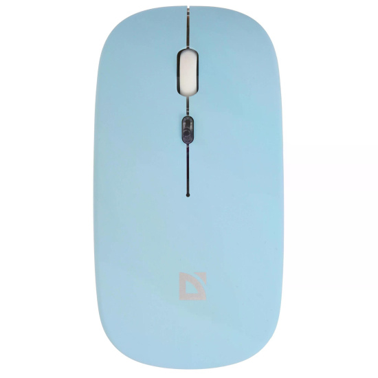 Манипулятор мышь Defender Coda MB-261 (голубой) Bluetooth+USB, аккумулятор, бесшумная, беспроводная