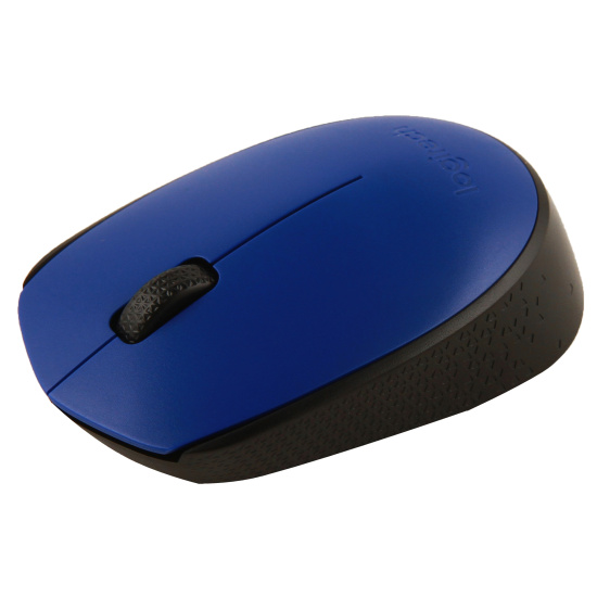 Манипулятор мышь Logitech M170  Wireless mouse black/blue (910-004647)