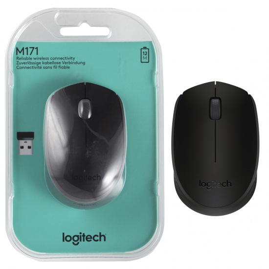 Манипулятор мышь Logitech M171  Wireless mouse black (910-004424)