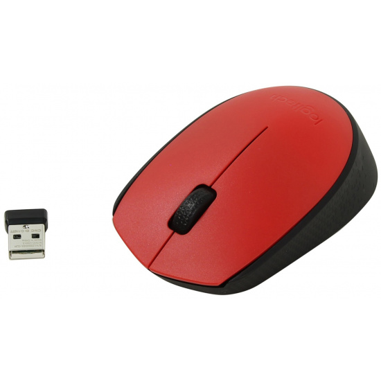 Манипулятор мышь Logitech M171  Wireless mouse red (910-004641)