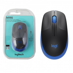 Манипулятор мышь Logitech M190 Wireless mouse BLUE (910-005907)