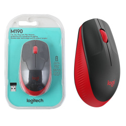 Манипулятор мышь Logitech M190 Wireless mouse RED (910-005908)