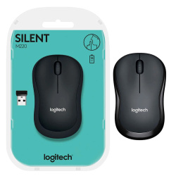 Манипулятор мышь Logitech M220 Wireless mouse Charcoal Ofl silent (910-004878)