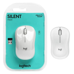 Манипулятор мышь Logitech M220 Wireless mouse WHITE silent (910-006128)