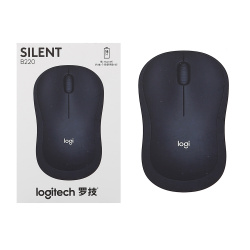 Манипулятор мышь Logitech B220 Wireless mouse Black silent (910-005553)