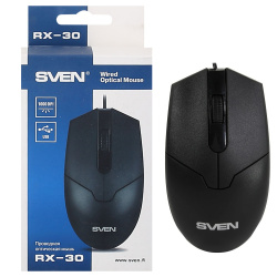 Манипулятор мышь Sven RX-30 USB черная