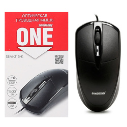 Манипулятор мышь Smartbuy ONE 215-K черная (SBM-215-K) / 100