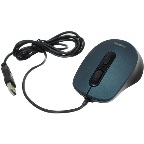 Манипулятор мышь Smartbuy ONE 265-B синяя, бесшумная (SBM-265-B) / 40