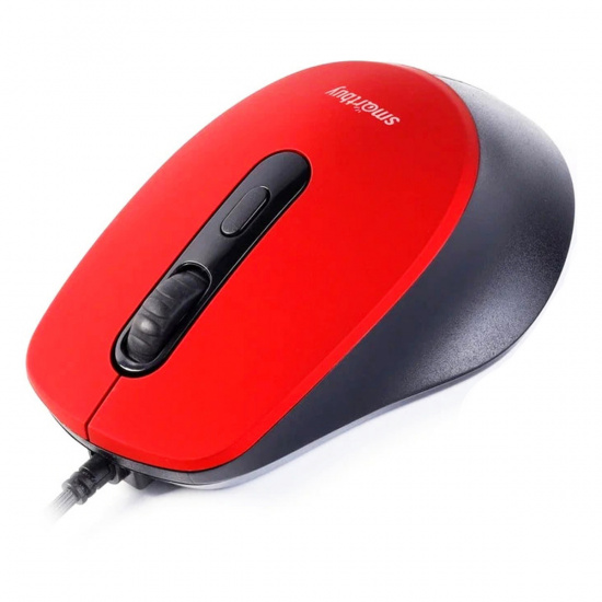Манипулятор мышь Smartbuy ONE 265-R красная, бесшумная (SBM-265-R) / 40