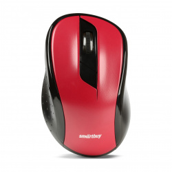 Манипулятор мышь  Smartbuy 597D, Bluetooth+USB, красный (SBM-597D-R) беспроводная