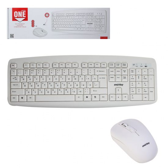 Клавиатура + мышь Smartbuy 212332AG белый (SBC-212332AG-W) /10