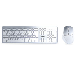 Клавиатура + мышь Smartbuy 233616AG белый/серебро, беспроводные (SBC-233616AG-SW)/10