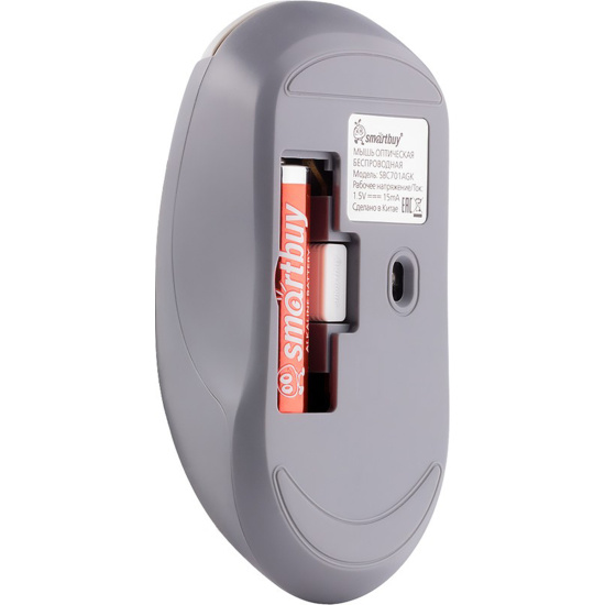 Клавиатура + мышь Smartbuy 701AG серый/белый, беспроводные  (SBC701AGK) /10