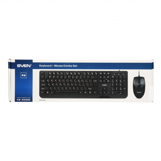 Клавиатура + мышь SVEN KB-S330C проводные USB черный