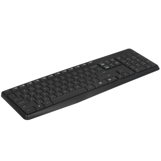 Клавиатура + мышь Logitech MК235 серый, беспроводные