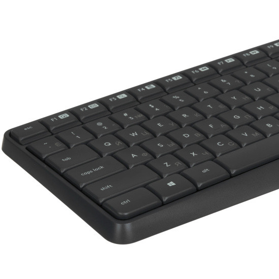 Клавиатура + мышь Logitech MК235 серый, беспроводные