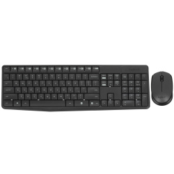 Клавиатура + мышь Logitech MК235 серый, беспроводные