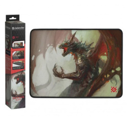 Коврик для мыши Defender Dragon Rage M игровой, ткань+резина 360*270*3 (50558)