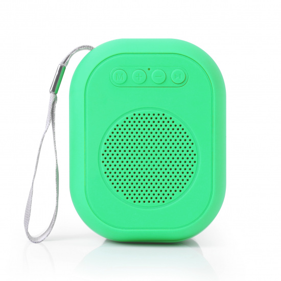 Портативная колонка SmartBuy SUPER BLOOM,  3Вт, Bluetooth, MP3, FM, зеленая (SBS-160)