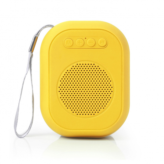 Портативная колонка SmartBuy SUPER BLOOM,  3Вт, Bluetooth, MP3, FM, желтая-оранжевая (SBS-170)