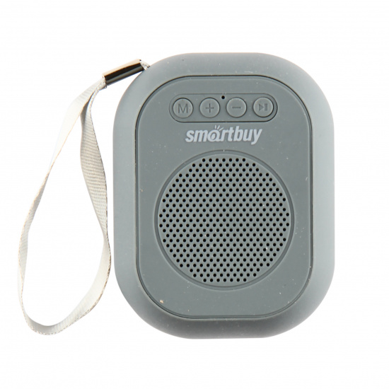 Портативная колонка SmartBuy SUPER BLOOM,  3Вт, Bluetooth, MP3, FM, серая (SBS-180)