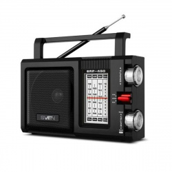 Радиоприемник Sven SRP-450, черный (SV-017149). 3 Вт, FM/AM/SW