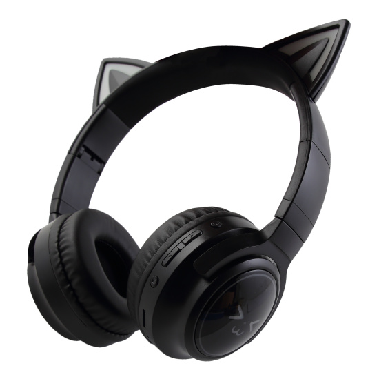 Наушники, Cat, ассорти 4 вида, подключение беспроводное, USB, КОКОС, 252515