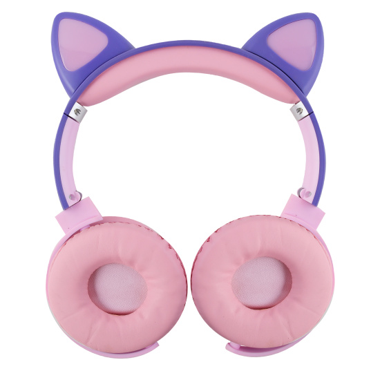 Наушники, Cat, ассорти 4 вида, подключение беспроводное, USB, КОКОС, 252517