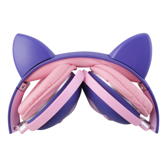 Наушники, Cat, ассорти 4 вида, подключение беспроводное, USB, КОКОС, 252517