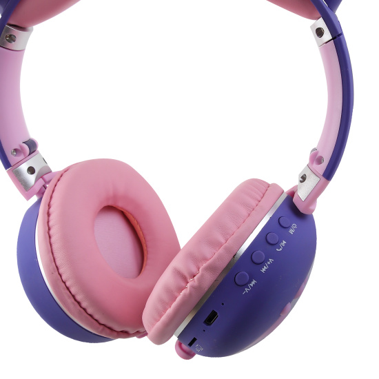 Наушники, Cat, ассорти 4 вида, подключение беспроводное, USB, КОКОС, 252517