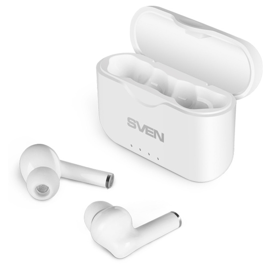 Гарнитура вкладыши Sven E-701BT беспроводная (Bluetooth), белый (SV-019518))