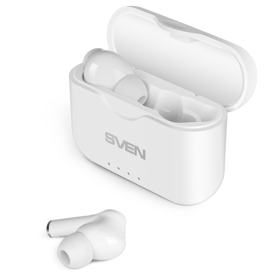 Гарнитура вкладыши Sven E-701BT беспроводная (Bluetooth), белый (SV-019518))