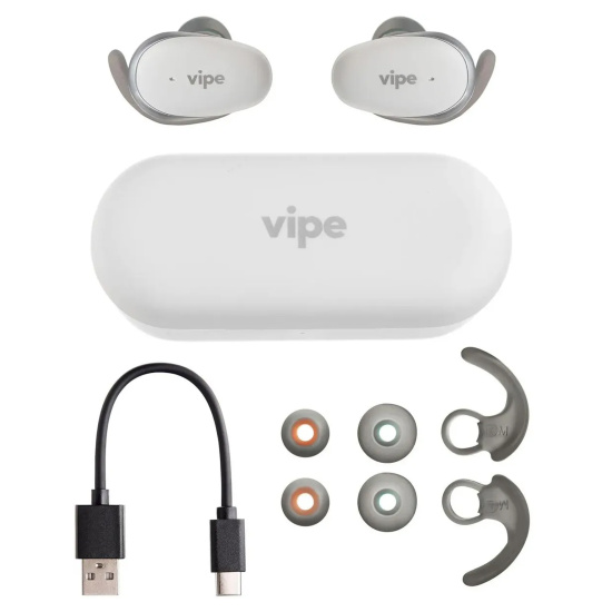 Гарнитура вкладыши, Х2 TWS, подключение беспроводное, Vipe, VPTWSX2WHI