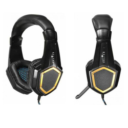 Наушники с микрофоном Oklick HS-L310G Guardian черный 1,5м