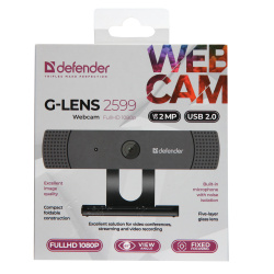 Веб-камера Defender G-lens 2599 FullHD1080p 2МП
