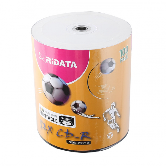 Лазер диск RIDATA CD-R 700Mb 52x Bulk 100 шт. PRINT