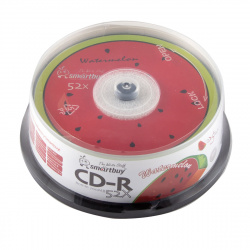 Лазер диск SmartBuy CD-R 700Mb 52x Fresh-Watermelon Cake box 25 шт.