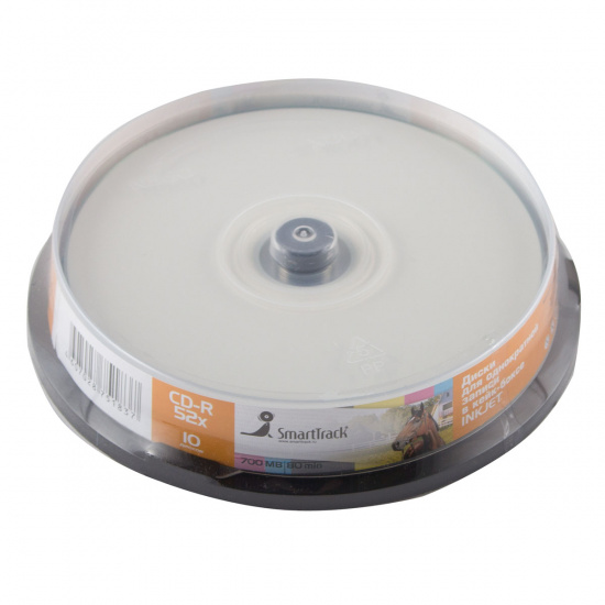 Лазер диск SmartTrack CD-R 700Mb 52x Cake box 10 шт. PRINT