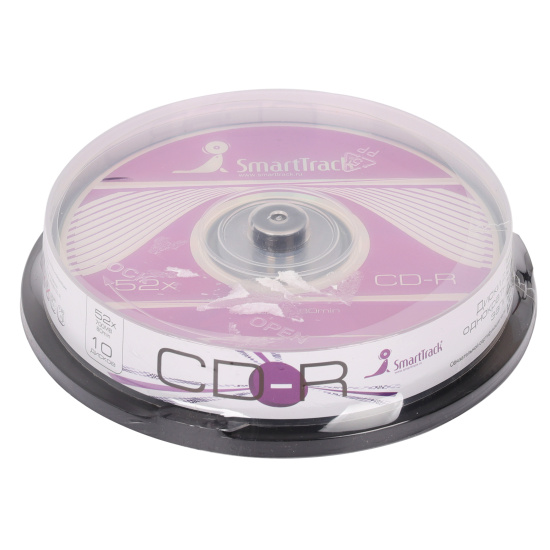 Лазер диск SmartTrack CD-R 700Mb 52x Cake box 10 шт.