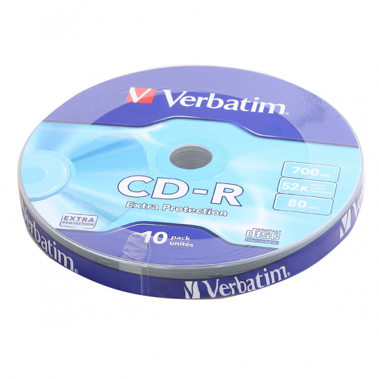 Лазер диск Verbatim CD-R 700МБ 48-52x Bulk 10 шт.