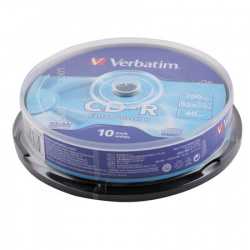 Лазер диск Verbatim CD-R 700МБ 48-52x Cake box 10 шт.