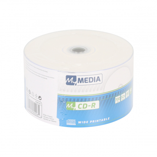 Лазер диск MYMEDIA CD-R 700МБ 52x Pack wrap 50 шт.PRINT (69206)